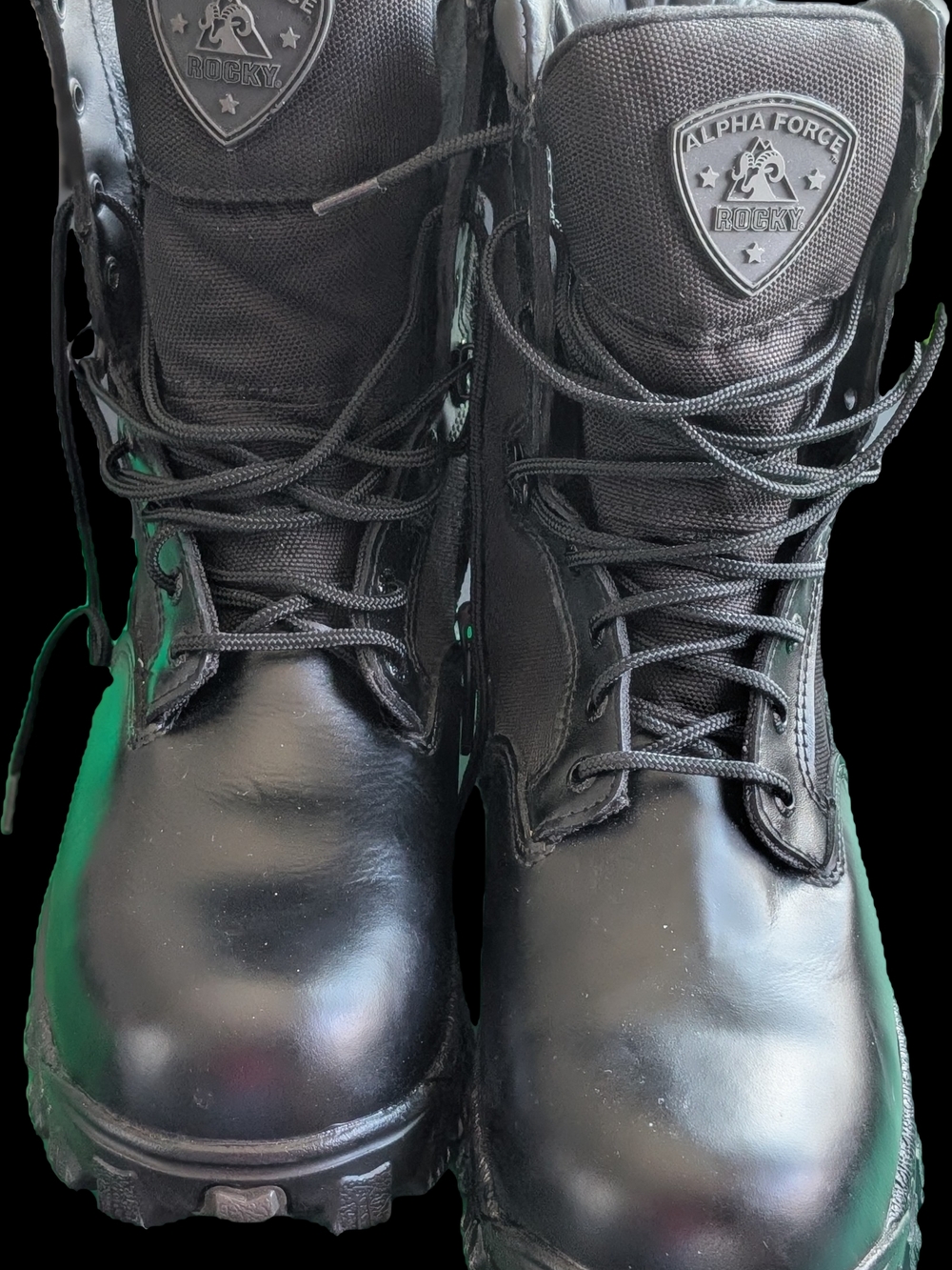 Men's Rocky Tactical Black Boots with Side Zipper NWOT - Picture 3 of 11